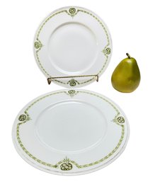 Two Weimar 1930's 'Daisy Chain' Salad  Plates