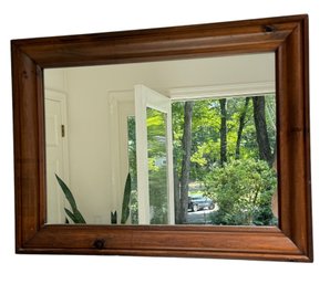 Fine Dark Pine Mirror