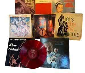 Group Of 8 Mid Century Latin Beat Albums