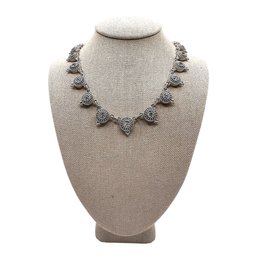 Beautiful Sterling Silver JUDITH RIPKA Diamonique Dew Drop Necklace