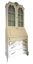 Kettinger French Provincial Style Secretary Desk With Bookcase