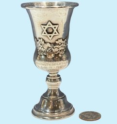Sterling Silver Kiddush Cup  4.06 Ozt