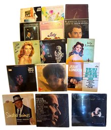 Group Of 15 Albums - Sinatra, Julie London, Diana Ross, Billie Holiday