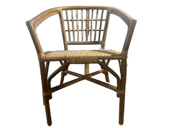 Gorgeous Mid-century Inspired Bentwood Rattan Dining Set