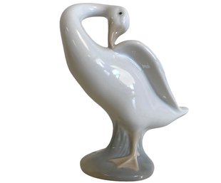 Vintage Lladro Porcelain Figure 'Preening Goose'