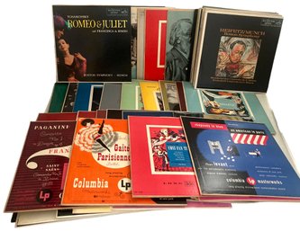 A Collection Of Vintage Vinyl Record Classical Albums (B)