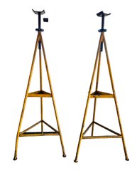 Pair Of  Under Hoist High Lift Jack Stands