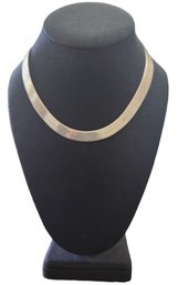 Gorgeous Vintage Italian Milor Thick Herringbone Necklace