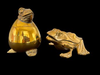 Brass Frog Box Duo