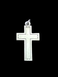 Vintage Sterling Silver Bob Siemon Designed Cross Pendant