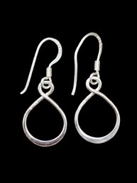 Vintage Sterling Silver LA Dangle Earrings