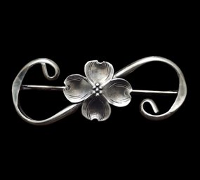 Vintage Sterling Silver Stuart Nye Dogwood Brooch/Pin