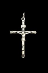 Vintage Sterling Silver Crucifix Pendant