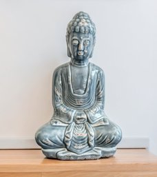 Blue Ceramic Buddha-Like New