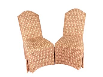 Pair Of Skirted Chairs