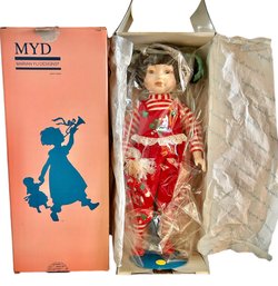 New In Box 1989 Limited Edition Marian You Porcelain Bisque Asian Doll 16' 'Mai Lei