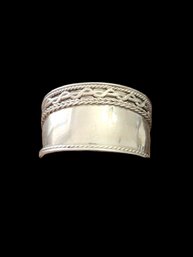 Vintage Sterling Silver Reflective Ring, Size 10.5
