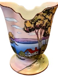 Stunning  Vintage NORITAKE Hand Painted Vase