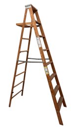 Werner Model W368 Eight Foot Wooden Ladder