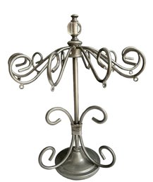 Metal Rotating Top Jewelry Stand/Holder 14' Height 5' Base