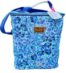 Lilly Pulitzer Wine Carrier Featured In High Manetenance Holds 4 Wine Bottles 12' X 9' X 14-1/2'