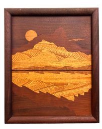 Stunning Marquetry Of Mountain Reflections By Jeffrey Nelson