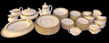 74 Piece Royal Doulton English Fine Bone China Set - Belvedere