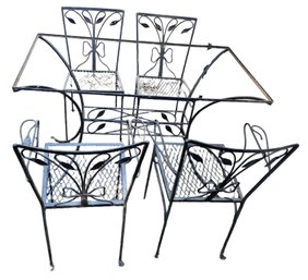 Metal Outdoor Set - Table And Chairs