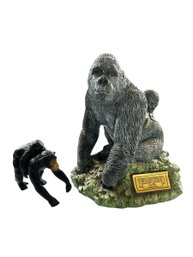 Pair Of Primates Tabletop Decor/Figurines