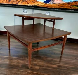 Multi Level Mid Century Modern Table