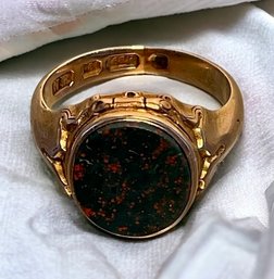 Vintage Victorian 15k Gold Locket Ring
