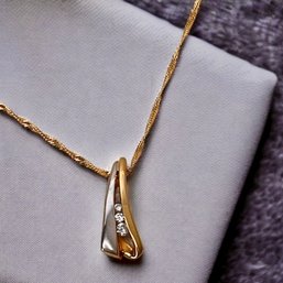 9k Gold Necklace And Pendant