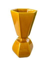 MCM Haeger Pottery 8' Paneled Vase 3.5' Base 4097-USA No Issues