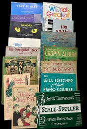 Assorted Traditional And Classical Piano Sheet Music-Music Books-Instructional Piano Books