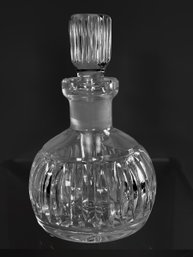 Waterford Irish Crystal 'vanity' Perfume Bottle W/stopper  4-5/8' Gothic Mark