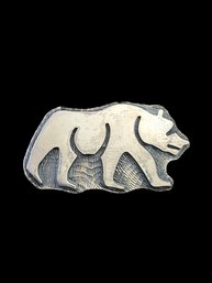 Vintage Sterling Silver Bear Brooch/Pin