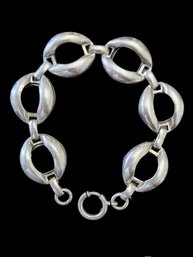 Vintage Sterling Silver Link Bracelet