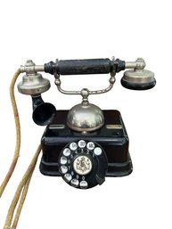 1900 Era Antique Rotary Dial Hotel / Concierge Phone (Similar To K.T.A.S. Kjobenhavns Denmark)