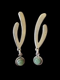 Vintage Mexican Sterling Silver Dangle Earrings