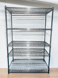 Pair Of Metal Shelving Units