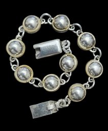 Vintage Taxco Mexico Sterling Silver Bracelet