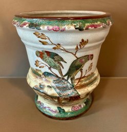 HUA PING TANG ZHI Vintage Porcelain Jardiniere