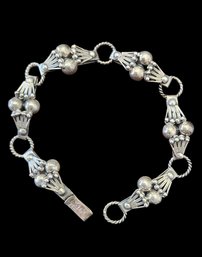 Vintage Mexican Sterling Silver Designer Bracelet