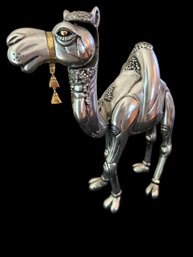 Frank Meisler Camel Silver & Gold Plated Metal Articulating Sculpture