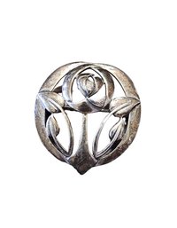 Vintage Sterling Silver Designer Brooch