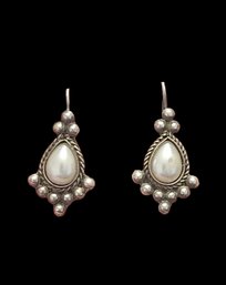 Vintage Mexican Sterling Silver Earrings