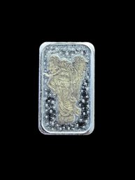 Vintage .999 Fine Silver Angel Bar