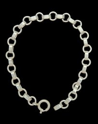 Vintage Sterling Silver Link Bracelet