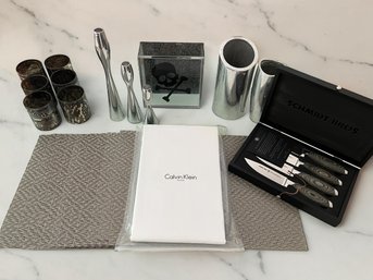 Schmidt Cutlery, Nambe, Calvin Klein Table Top Decor