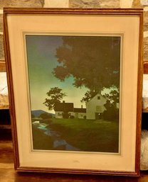 RARE TREASURE! Lithograph BY MAXFIELD PARRISH Titled TWILIGHT